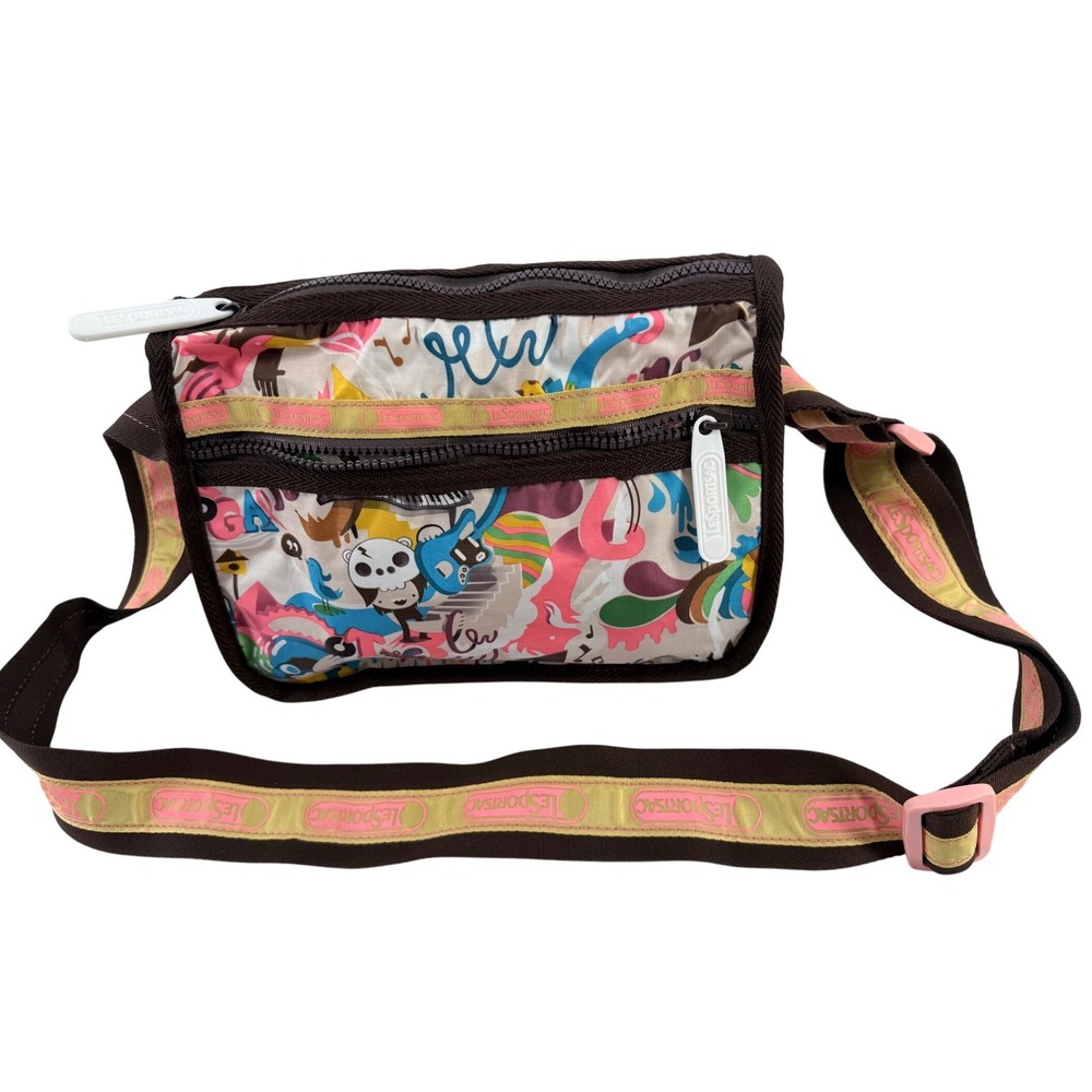 LeSportsac x Tokidoki Eco Mondo Crossbody Bag Adjustable Strap‎
